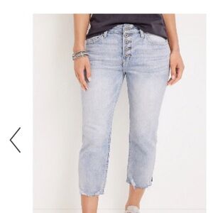 KanCan Cropped Wide Leg Women's Jeans